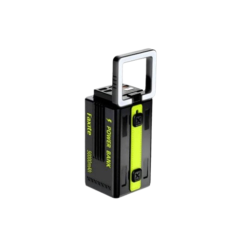 FAXITE Y50 50000MAH 22.5W FAST CHARGING PORTABLE POWER BANK WITH LED LIGHT BLACK