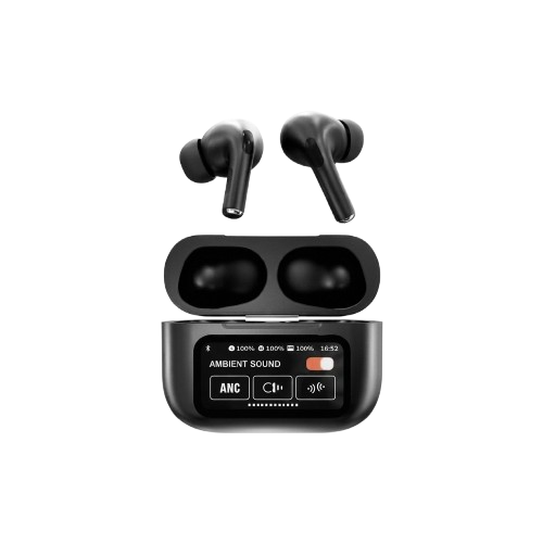 Black New A9 Pro Anc/enc Zhongkelqnxun Touch Control Bt 5.4 Earbuds
