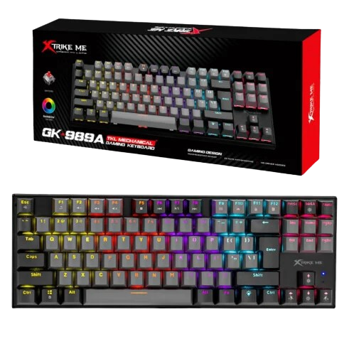 Xtrike Me Gk-989 A Wired Keyboard Tkl Mechanical Gaming Keyboard