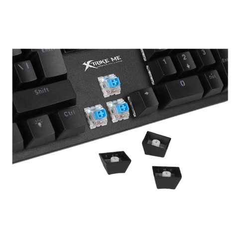 Xtrike Me Gk-916 Rainbow Switch Lights Mechanical Gaming Keyboard 61 Keys