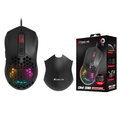 Xtrike Me Gm-316 Wired 7 Buttons Rgb Gaming Mouse