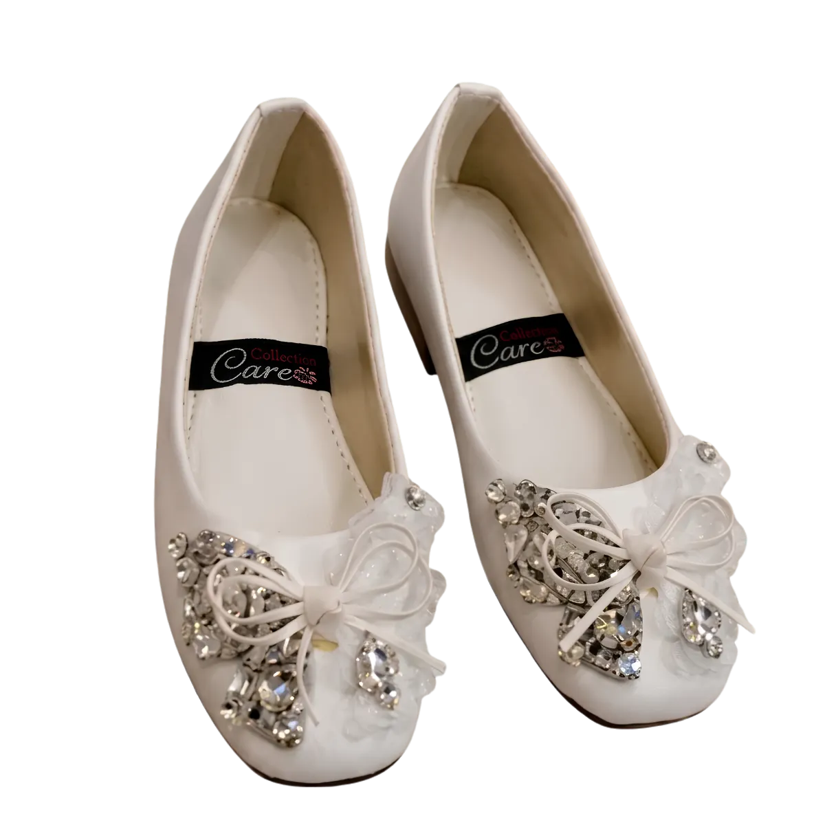 Women's Embellished Butterfly Bow Ballet Flats